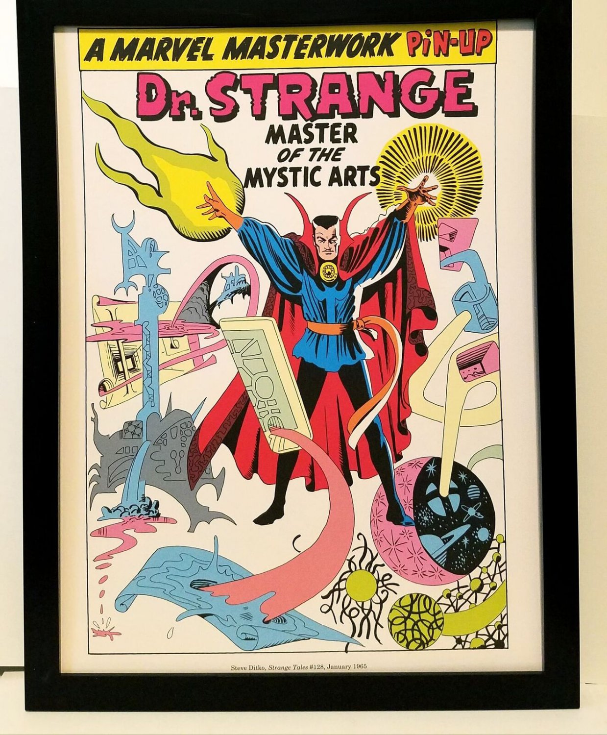 Dr Doctor Strange by Steve Ditko 9x12 FRAMED Marvel Comics Vintage Art Print Pos