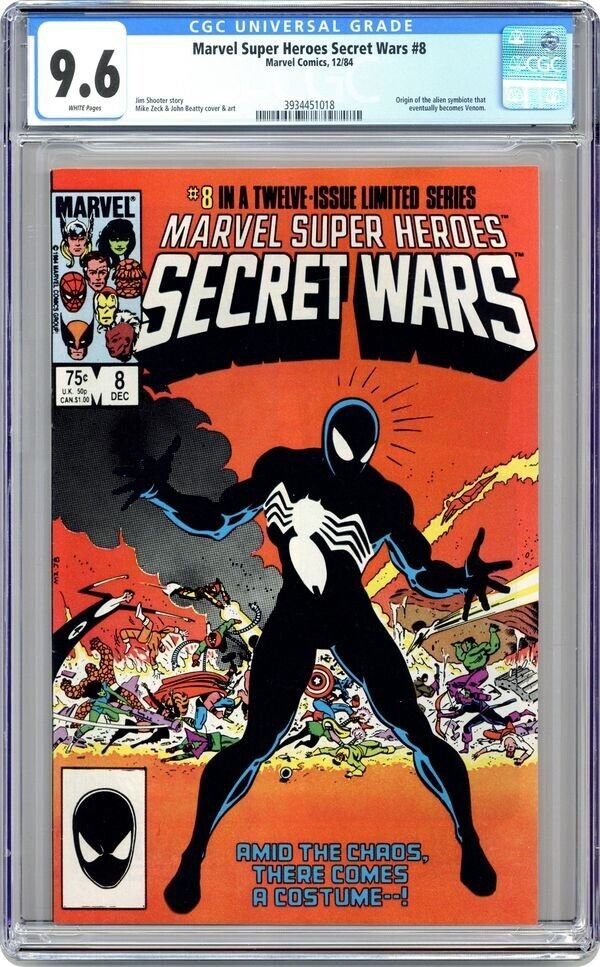Marvel Super Heroes Secret Wars #8 CGC 9.6 (1st Symbiote Black Suit, 1984)