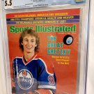 Sports Illustrated Oct 12, 1981 Magazine CGC 5.5 - Wayne Gretzky First Cover RC