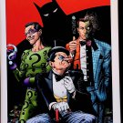 Batman Riddler Two-Face by Brian Bolland FRAMED 12x16 Art Print DC Comics Poster