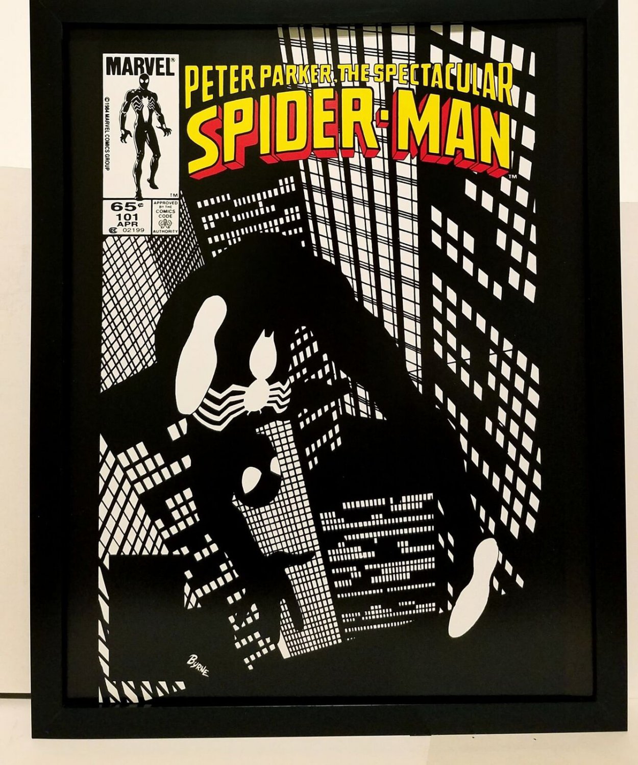 Spectacular Spider-Man #101 by John Byrne 11x14 FRAMED Marvel Comics Art Print P