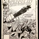 Daredevil #281 by John Romita Jr. 11x17 FRAMED Original Art Poster Marvel Comics