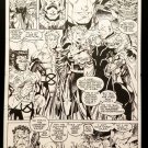 X-Men #275 pg. 18 Storm Jim Lee 11x17 FRAMED Original Art Poster Marvel Comics