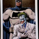 Batman & Joker by Brian Bolland FRAMED 12x16 Art Print DC Comics Poster