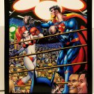 Harley Quinn vs Superman boxing by Neal Adams 11x14 FRAMED DC Comics Art Print P