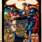 Harley Quinn vs Superman boxing by Neal Adams 11x14 FRAMED DC Comics Art Print P