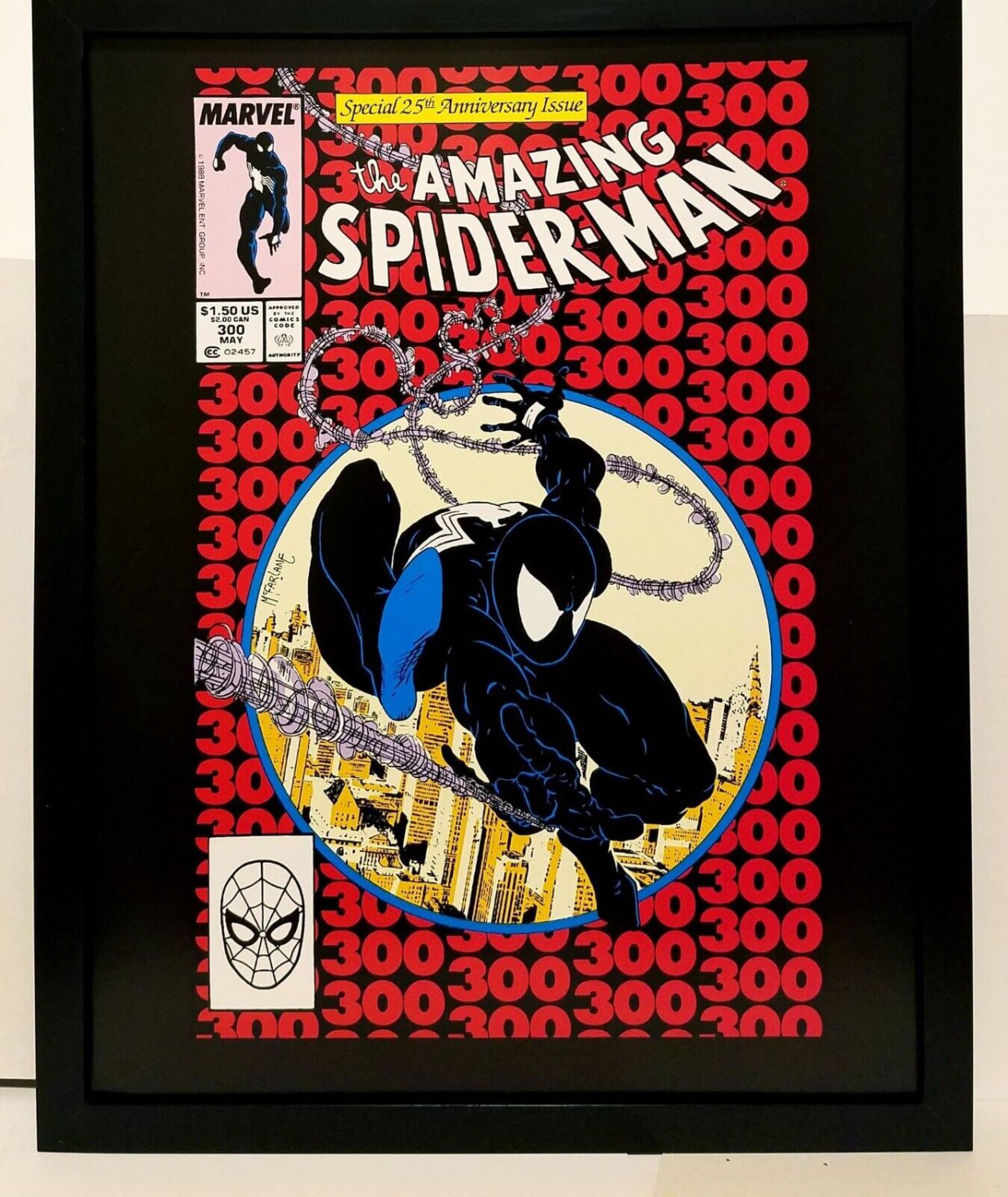 Amazing Spider-Man #300 by Todd McFarlane 11x14 FRAMED Marvel Comics Art Print P