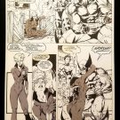 X-Men #268 pg. 10 Black Widow Jim Lee 11x17 FRAMED Original Art Poster Marvel Co