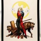 Harley Quinn 12x16 by Frank Cho FRAMED 12x16 Art Print DC Comics Poster