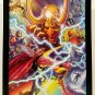 Mighty Thor vs. Loki by Alex Ross 9x12 FRAMED Marvel Comics Art Print Poster