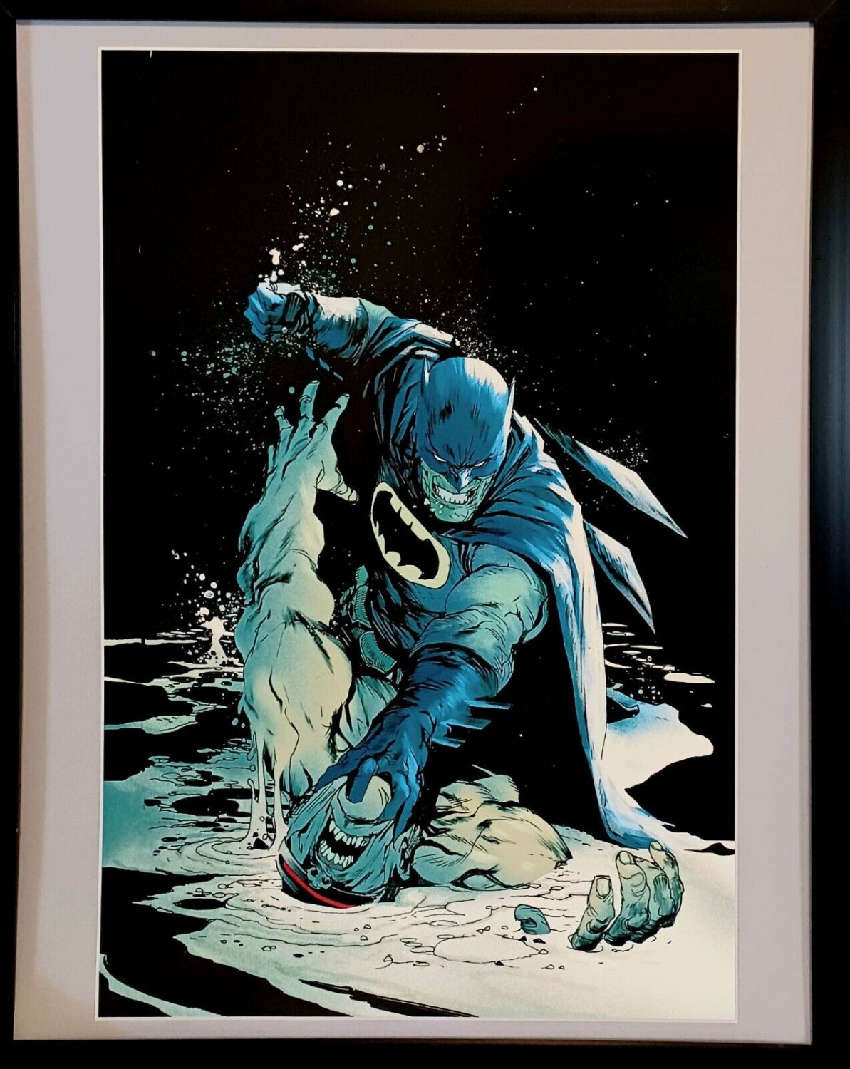 Batman Dark Knight by Rafael Albuquerque 11x14 FRAMED DC Comics Art Print Poster