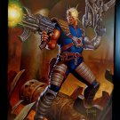Cable X-Men Marvel Masterpieces by Joe Jusko 9x12 FRAMED Marvel Comics Art Print