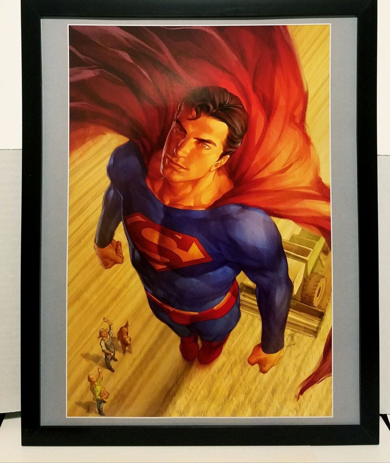 Superman by Jo Chen 11x14 FRAMED DC Comics Art Print Poster