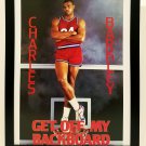 Charles Barkley 76ers Costacos Brothers 8.5x11 FRAMED Print Vintage 80s Poster