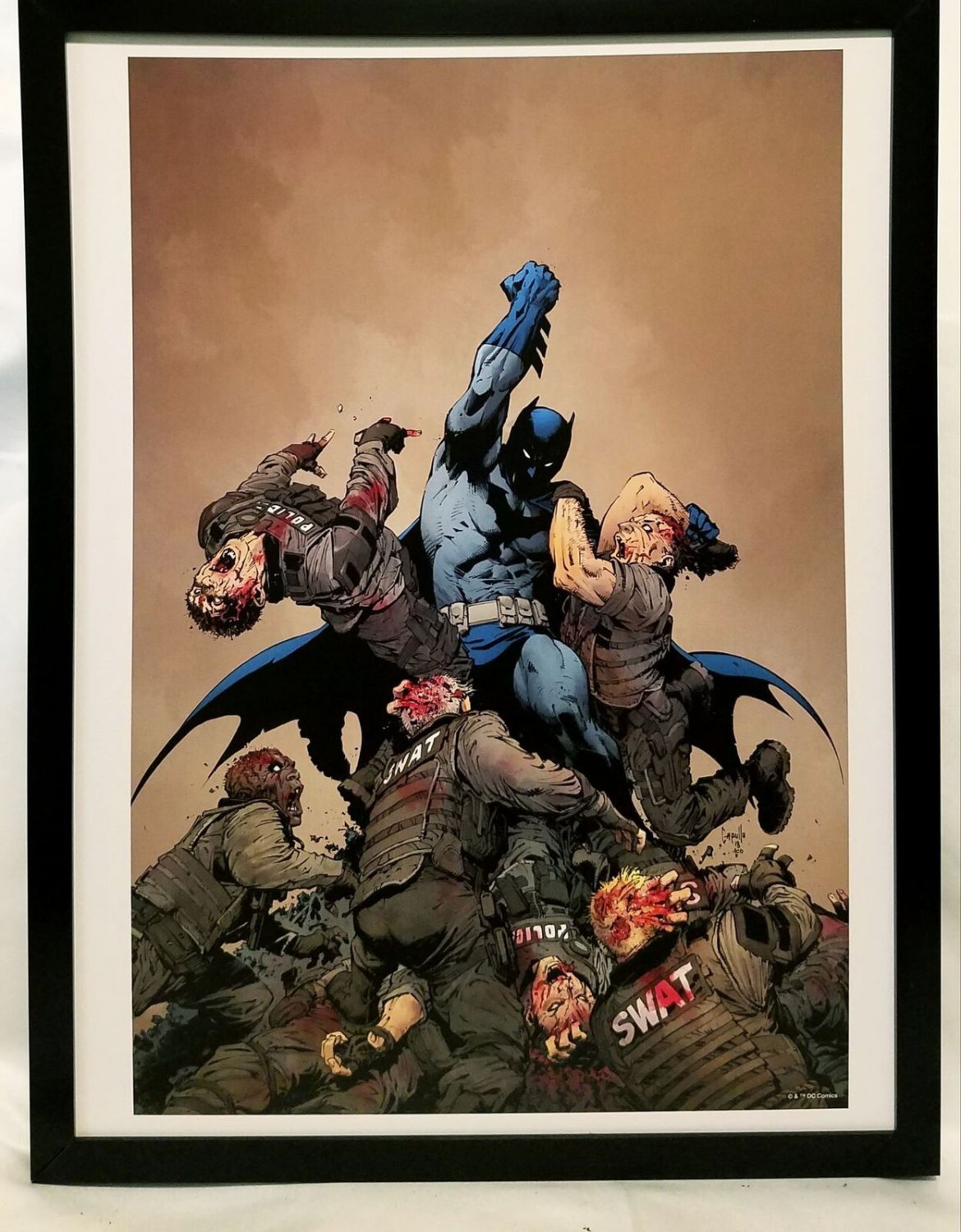 Batman vs. Zombies DCeased by Greg Capullo FRAMED 12x16 Art Print Poster DC Comi