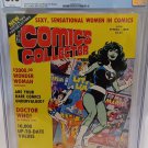 Comics Collector #7 1985 CGC 8.0 - Wonder Woman & John Byrne She-Hulk cover
