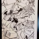 Wolverine Annual Michael Golden John Romita Jr 11x17 FRAMED Original Art Poster