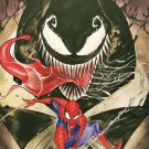 Spider-Man & Venom by Peach Momoko 9.5x14.25 Art Print Marvel Comics Poster