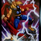 Mighty Thor Marvel Masterpieces by Joe Jusko 9x12 FRAMED Comics Art Print Poster