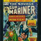 SUB-MARINER #70 CGC 7.5 (1st appearance of Piranha - 1974, Marvel Comics)