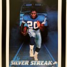 Barry Sanders Detroit Lions Costacos Brothers 8.5x11 FRAMED Print Vintage 90s