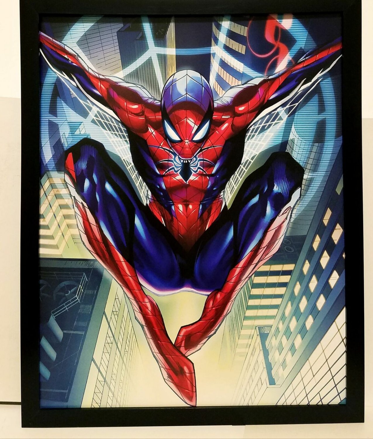 Amazing Spider-Man by J. Scott Campbell 11x14 FRAMED Marvel Comics Art Print Pos