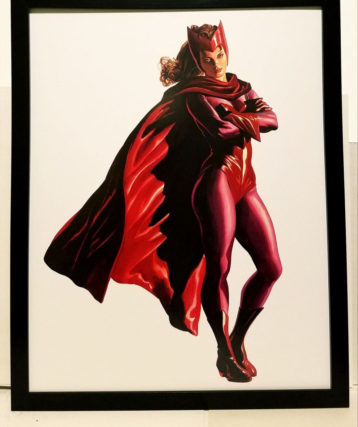 Scarlet Witch Wandavision Timeless by Alex Ross FRAMED 11x14 Art Print Marvel Co