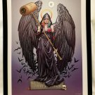 Harley Quinn Reaper of Death by Frank Cho FRAMED 12x16 Art Print DC Comics Poste