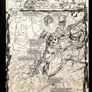 X-Men #9 pg. 23 Ghost Rider Jim Lee 11x17 FRAMED Original Art Poster Marvel Comi