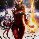 Captain Marvel Carnage-ized by Inhyuk Lee 9.5x14.25 Art Print Marvel Comics Post