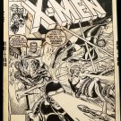 Uncanny X-Men #110 by Dave Cockrum 11x17 FRAMED Original Art Poster Marvel Comic