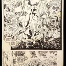 X-Men #269 pg. 27 Captain Marvel Jim Lee 11x17 FRAMED Original Art Poster Comics