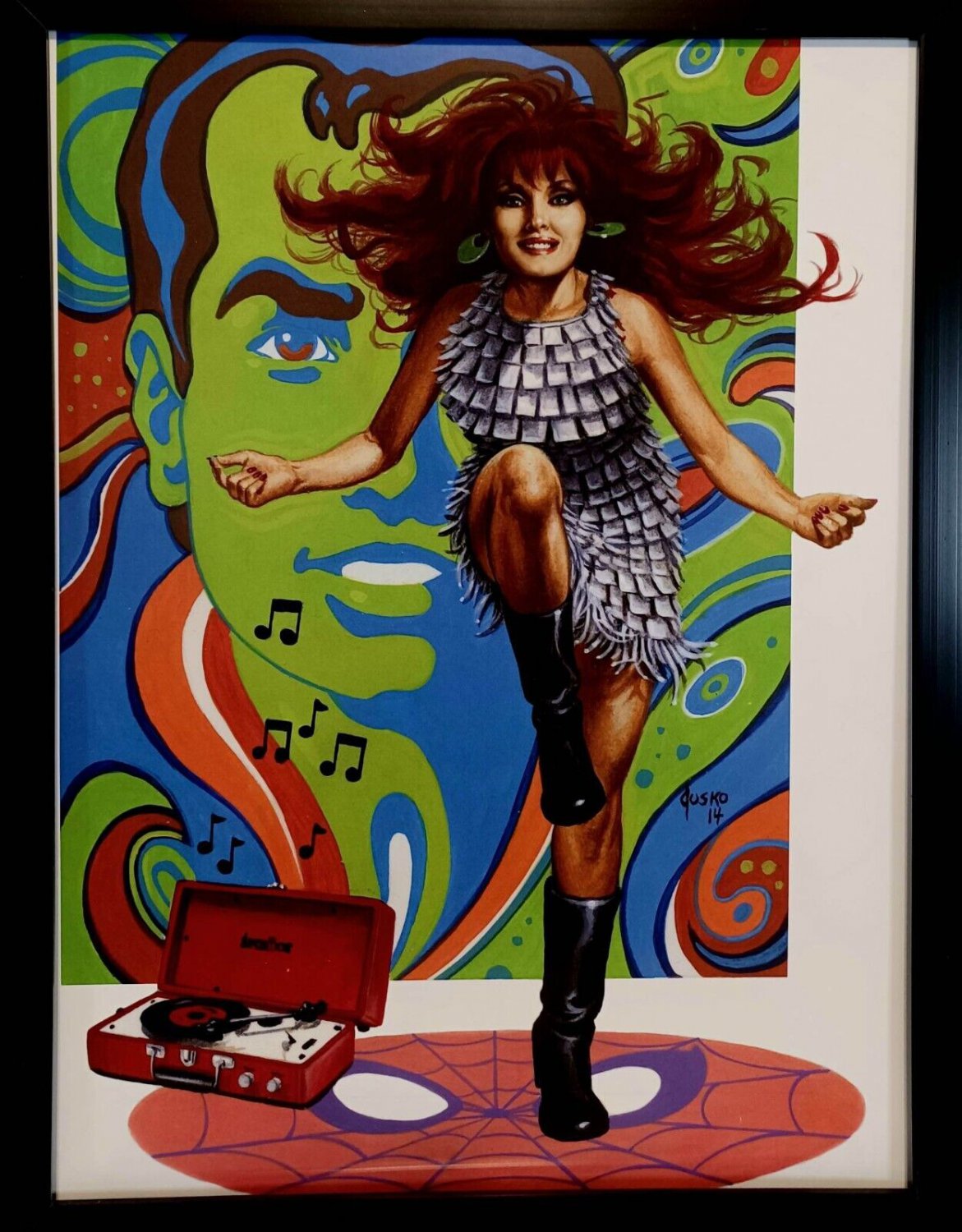 Mary Jane Marvel Masterpieces by Joe Jusko 9x12 FRAMED Comics Art Print Poster
