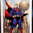 Superman in Action Comics by Jim Lee FRAMED 12x16 Art Print DC Comics Poster