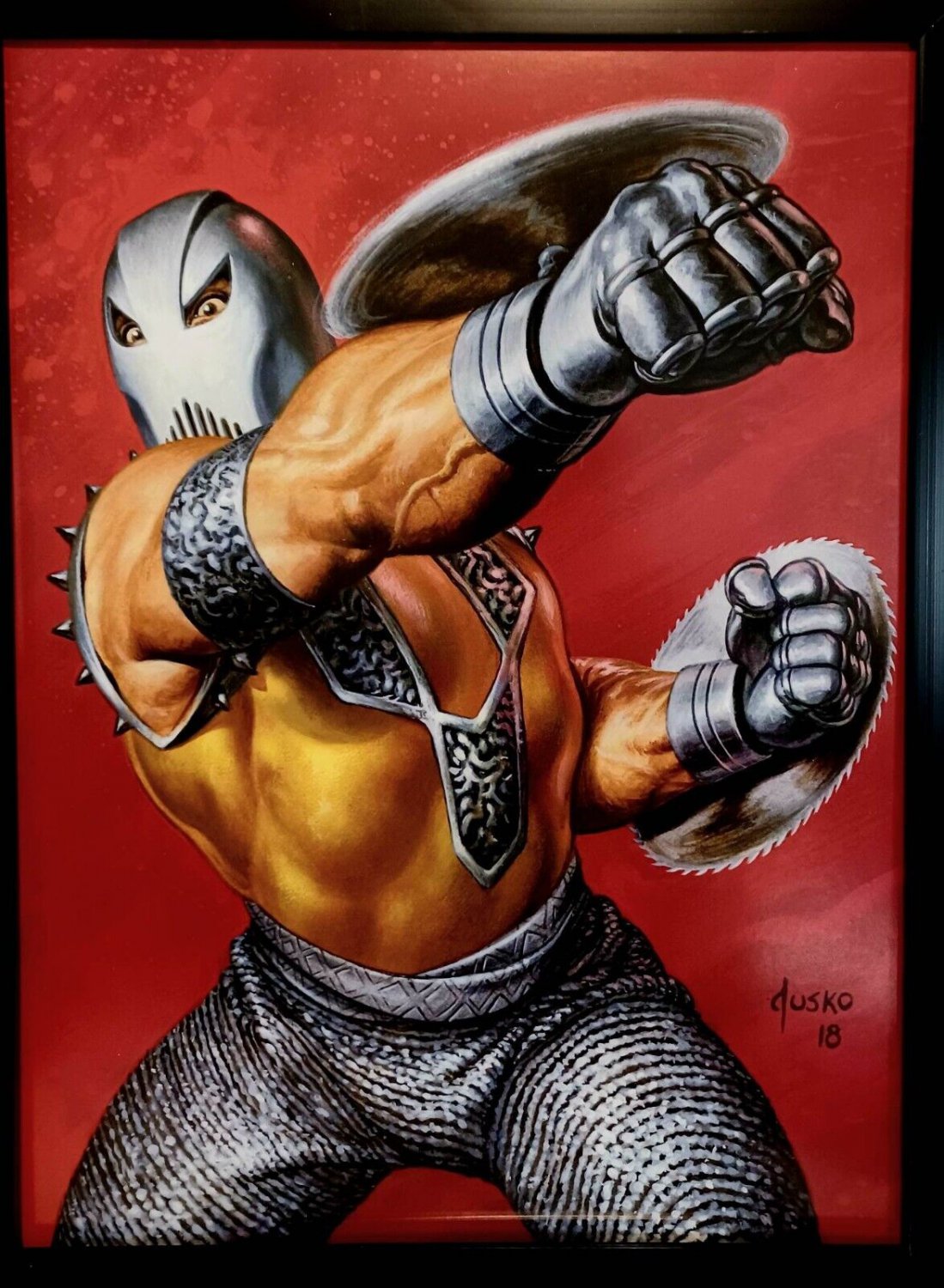 Gladiator Marvel Masterpieces by Joe Jusko 9x12 FRAMED Comics Art Print Poster