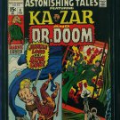 ASTONISHING TALES #4 CGC 6.0 W/ Dr. Doom & Ka-Zar (1971, Marvel Comics)