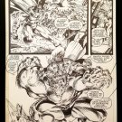 X-Men #1 pg. 32 Beast Jim Lee 11x17 FRAMED Original Art Poster Marvel Comics