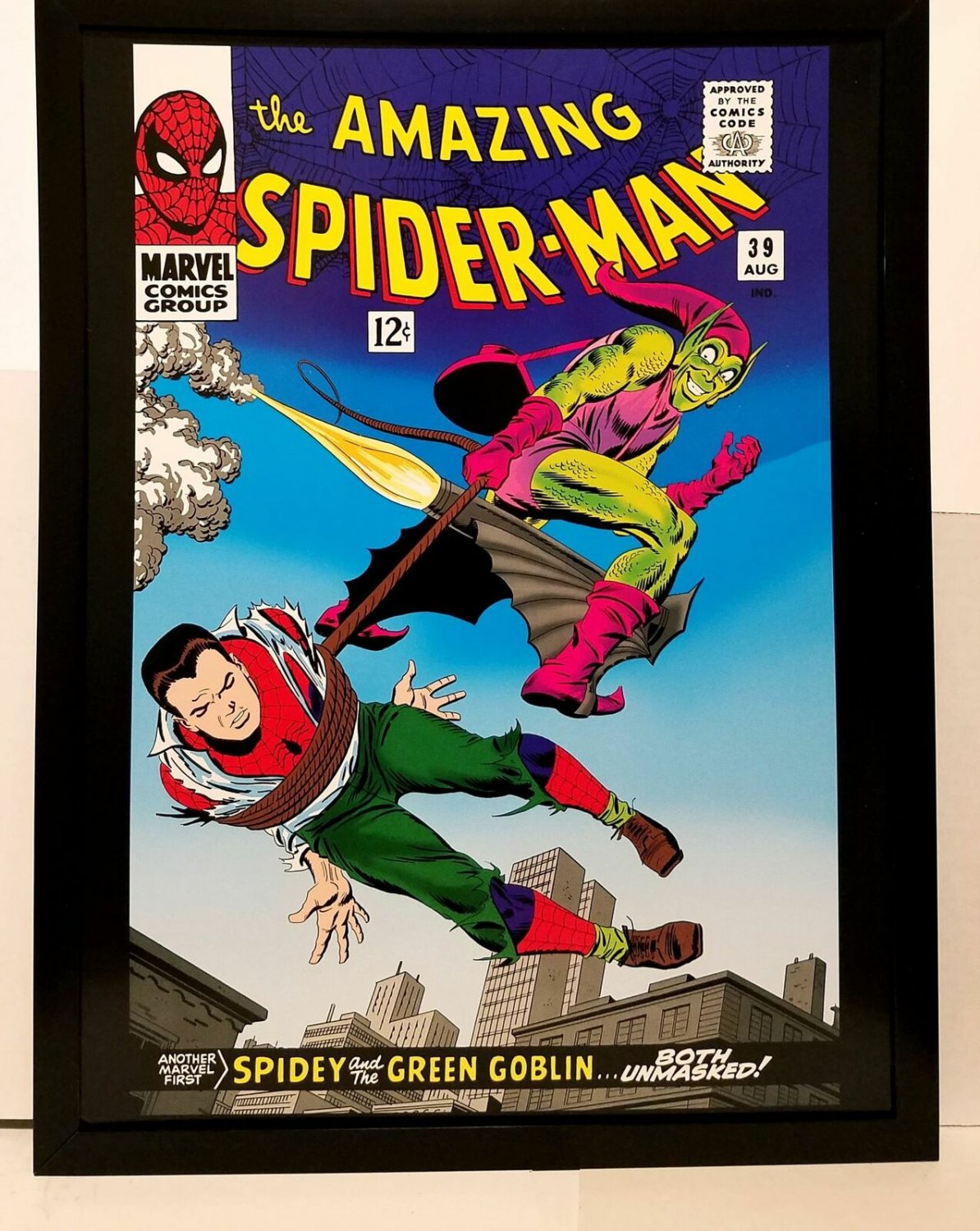 Amazing Spider-Man #39 by John Romita 12x16 FRAMED Art Print Marvel Comics Poste
