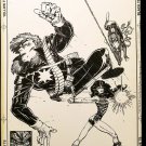 Longshot #4 w/ She-Hulk by Art Adams 11x17 FRAMED Original Art Poster Marvel Com