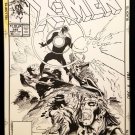 Uncanny X-Men #249 Marc Silvestri 11x17 FRAMED Original Art Poster Marvel Comics