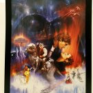 Star Wars Empire Strikes Back by Roger Kastel 9x12 FRAMED Art Print Movie Poster