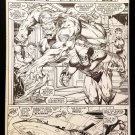 X-Men #1 pg. 29 Beast Jim Lee 11x17 FRAMED Original Art Poster Marvel Comics