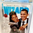 Wizard Magazine #213 CGC 9.2 - Michelle & Barack Obama Variant Cover, Highest on