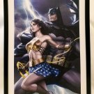 Batman & Wonder Woman by Stanley Artgerm Lau FRAMED 12x16 Art Print DC Comics Po
