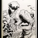 Fantastic Four #346 by Walt Simonson 11x17 FRAMED Original Art Poster Marvel Com