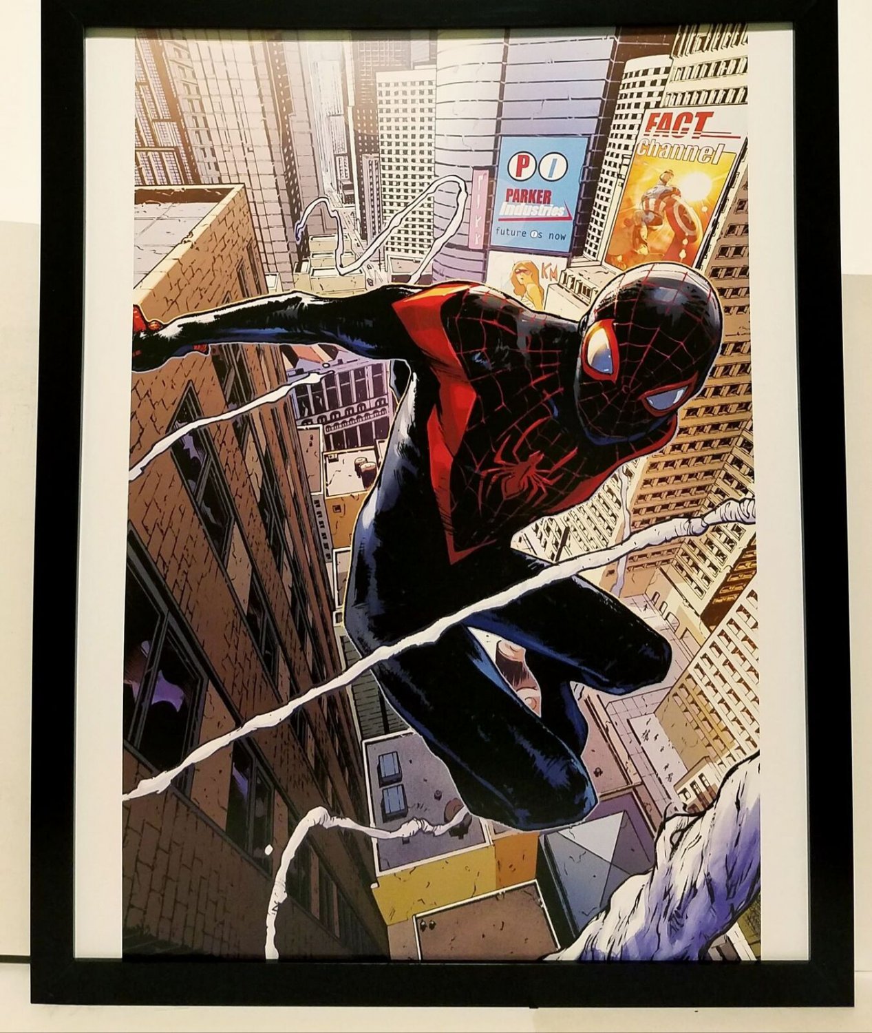 Spider-Man Miles Morales by Sara Pichelli 11x14 FRAMED Marvel Comics Art Print P