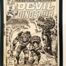 Devil Dinosaur #6 by Jack Kirby 11x17 FRAMED Original Art Poster Marvel Comics