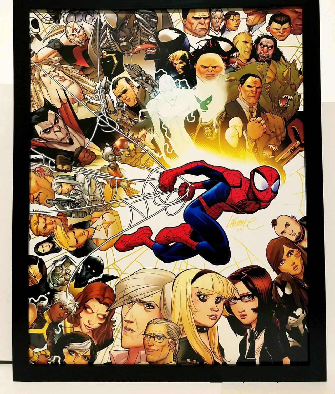 Ultimate Spider-Man by David Lefuente 11x14 FRAMED Marvel Comics Art Print Poste
