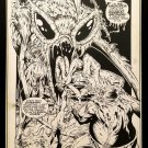 Spawn #8 pg. 15 Todd McFarlane 11x17 FRAMED Original Art Poster Image Comics