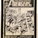 Avengers #99 by John Buscema 11x17 FRAMED Original Art Poster Marvel Comics